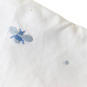 Baby Bee Crib Bedding | 100% Cotton Baby Bedding | Fitted Sheet Blue
