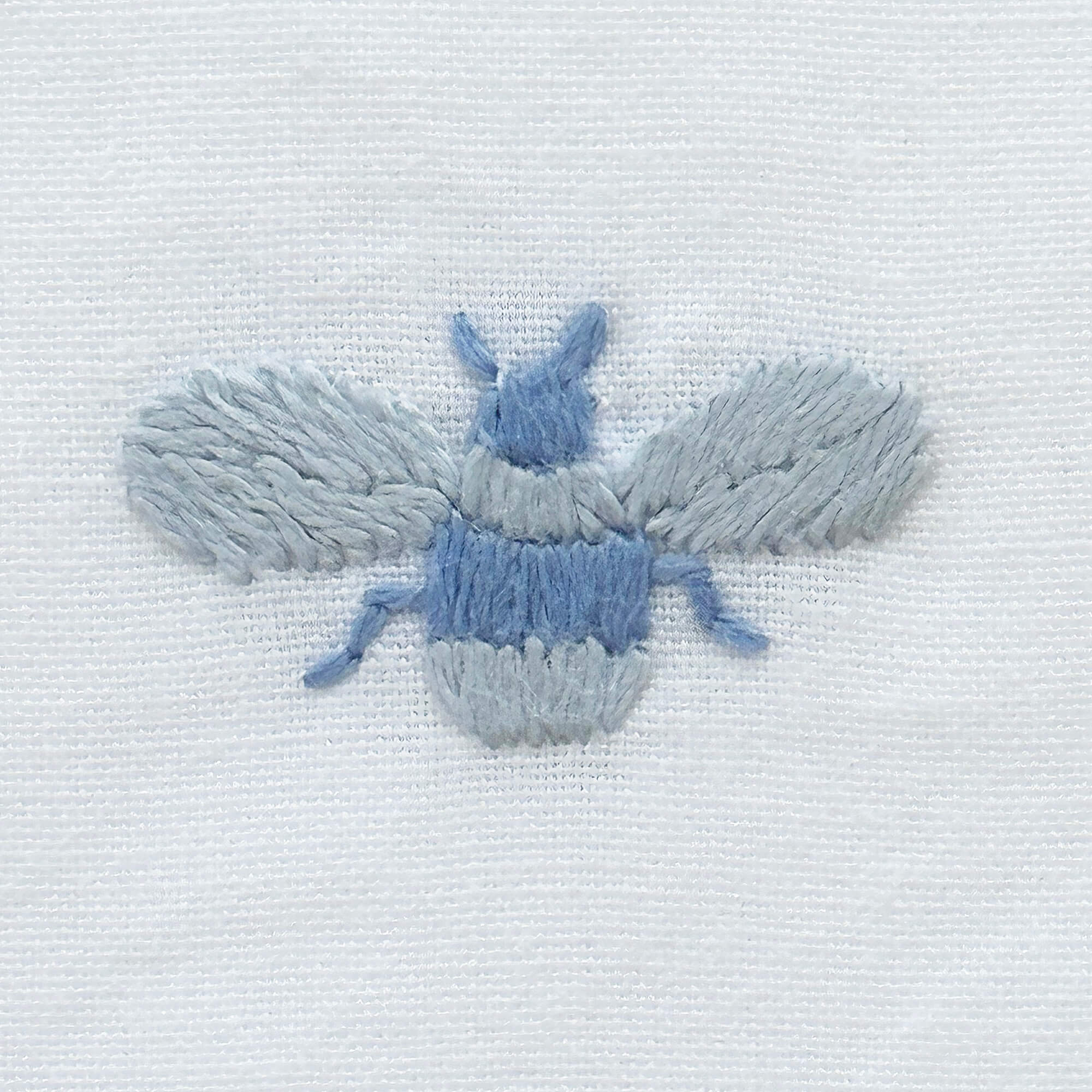 Baby Bee Crib Bedding | 100% Cotton Baby Bedding | Fitted Sheet Blue