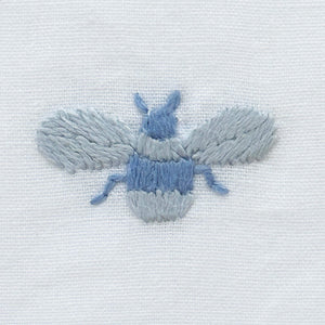 Baby Bee Crib Bedding | 100% Cotton Baby Bedding | Fitted Sheet Blue