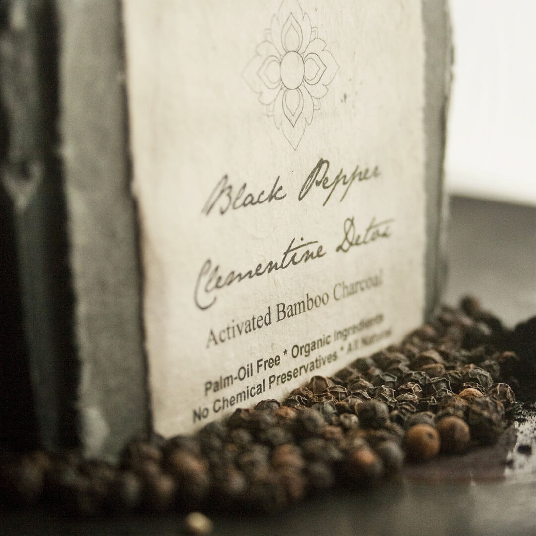 Black Pepper Exfoliating Organic Olive Oil Soap