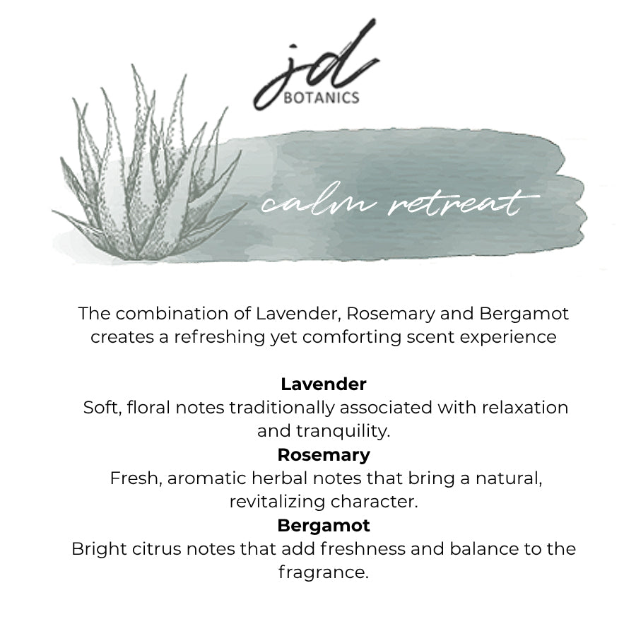 Jdbotanics Calm Retreat Reed Diffuser