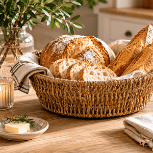 Handcrafted Seagrass Bowl 10" Decorative Basket