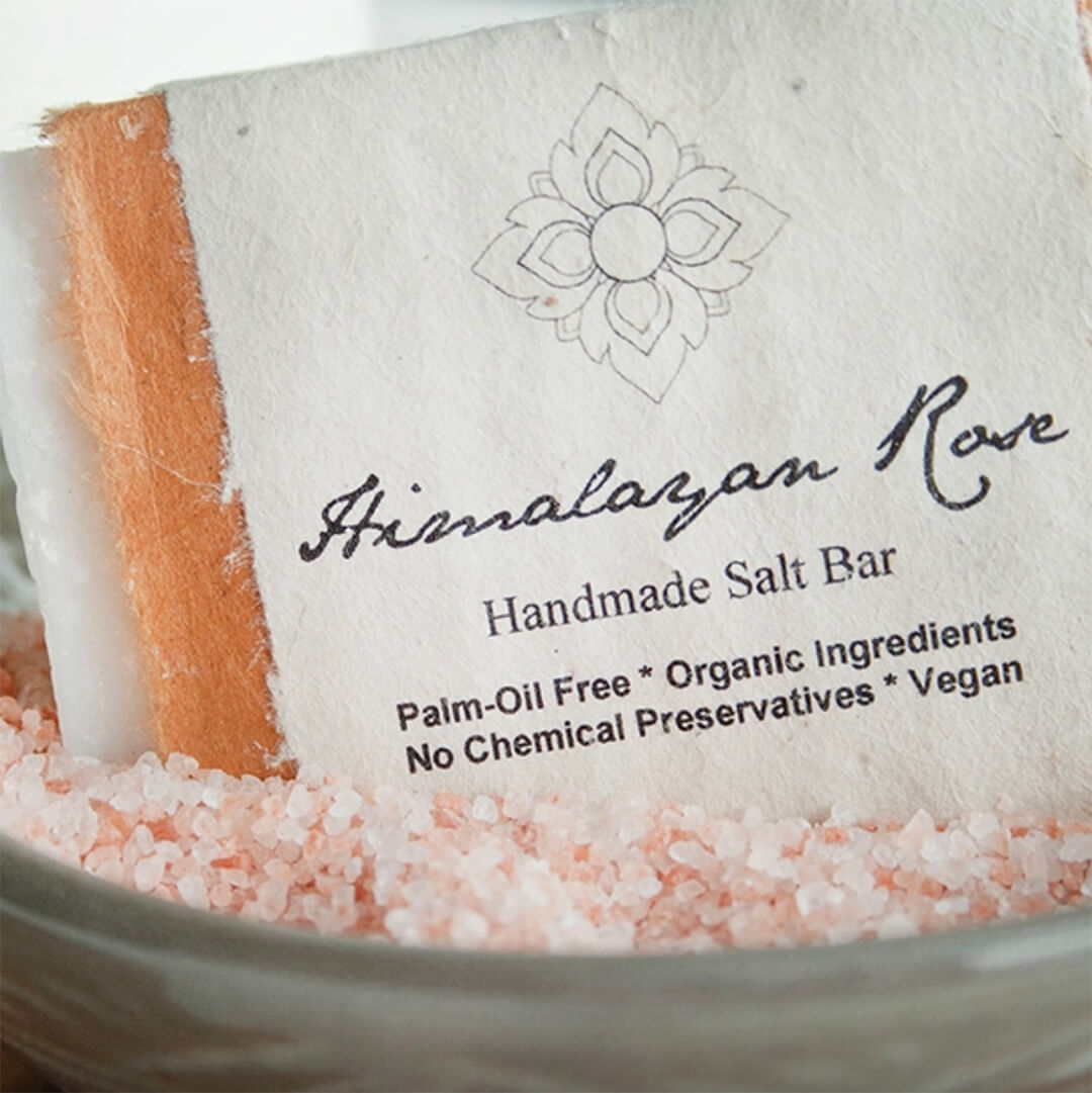 Himalayan Salt and Rose Organic Olive Oil Soap