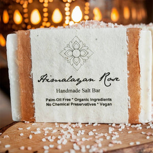 Himalayan Salt and Rose Organic Olive Oil Soap