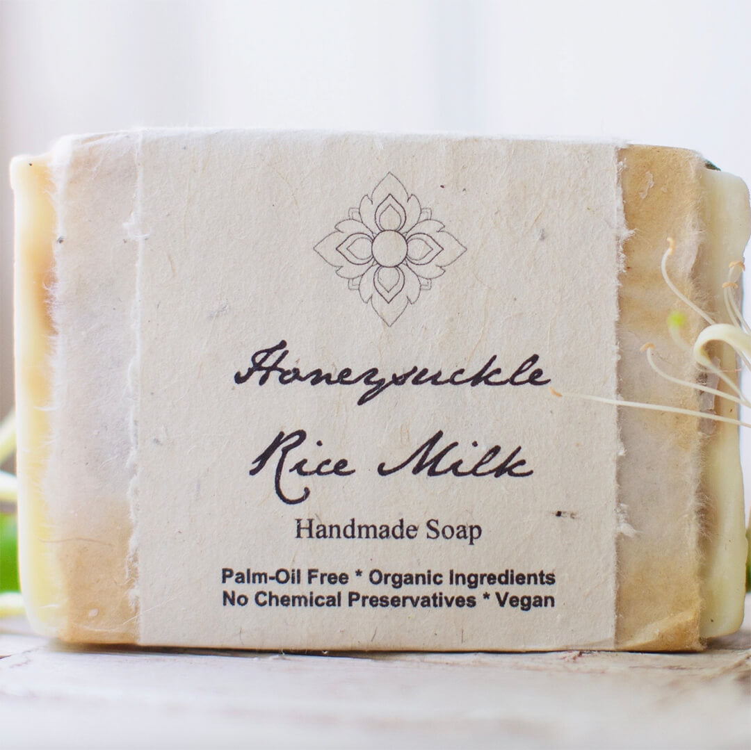Honeysuckle Rice Milk Organic Olive Oil Soap