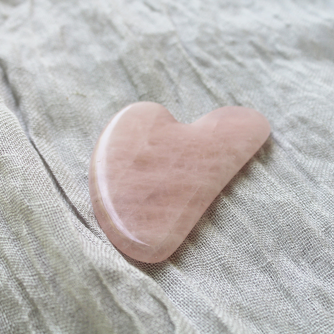 Gua Sha Facial Stone Rose Quartz