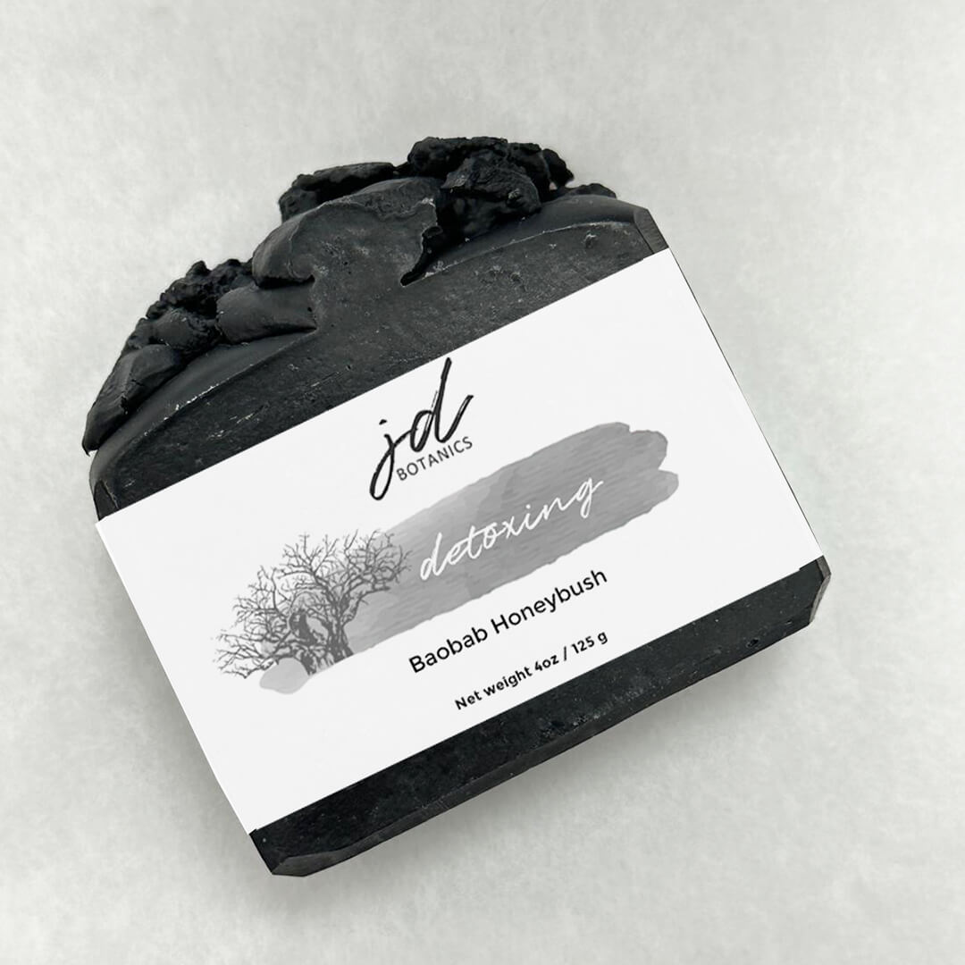 JD Botanics Olive Oil & Activated Charcoal Soap Bar