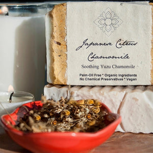 Japanese Citrus Chamomile Organic Olive Oil Soap