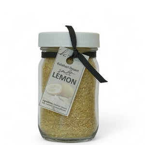 Lemon Infused Kalahari Desert Salt – Luxury Citrus Desert Salt