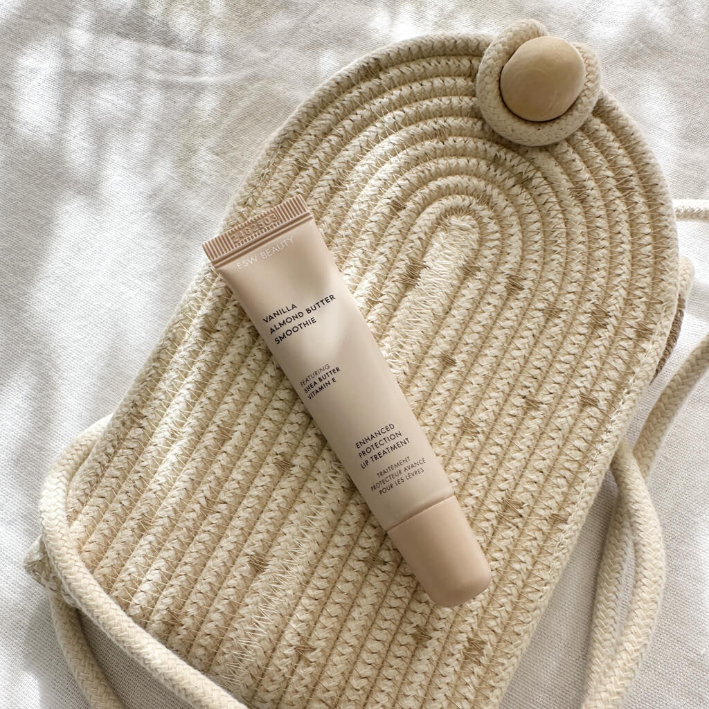 mia mélange cell phone bag with tinted lip balm