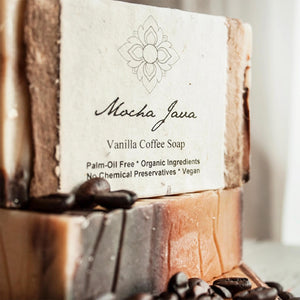 Mocha Java Exfoliating Coffee Organic Olive Oil Soap