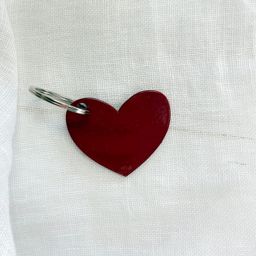 Red Heart Keyring