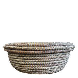 Senegalese Lidded Storage Basket