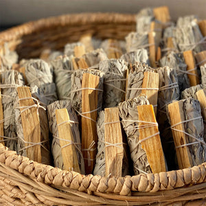 White Sage Smudge Sticks with Palo Santo