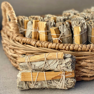 White Sage Smudge Sticks with Palo Santo