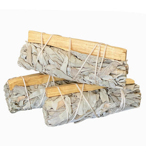 White Sage Smudge Sticks with Palo Santo