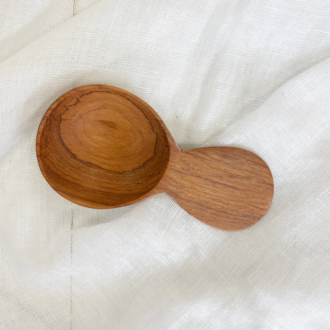 Luxury Wild Olive Wood Coffee Spoon | Artisan Kitchen & Gift