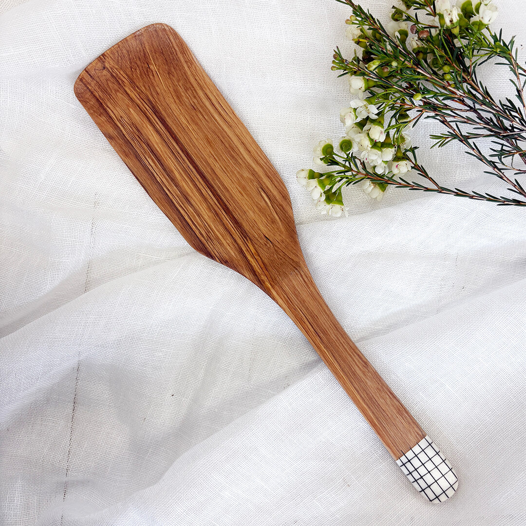 Wild Olive Wood Spatula | Handmade Kenyan Wood Spatula