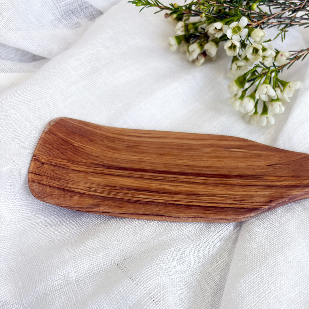 Wild Olive Wood Spatula | Handmade Kenyan Wood Spatula