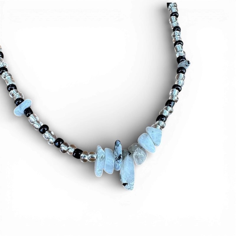 Moonstone Beaded Necklace | Feminine Energy & Intuition