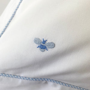 Boudoir Pillow Sham Baby Bees In Blue