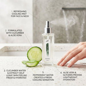 JDBotanics Cooling Face Mist | Cucumber & Aloe With Ingredient Notes