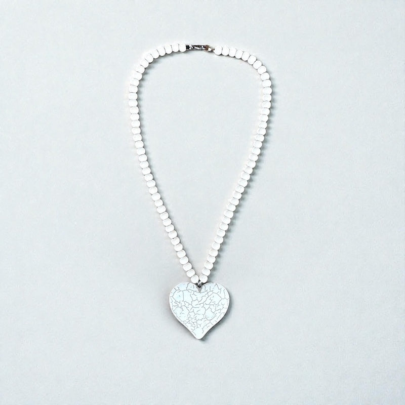 Howlite Heart Necklace | Calm & Clarity Jewelry