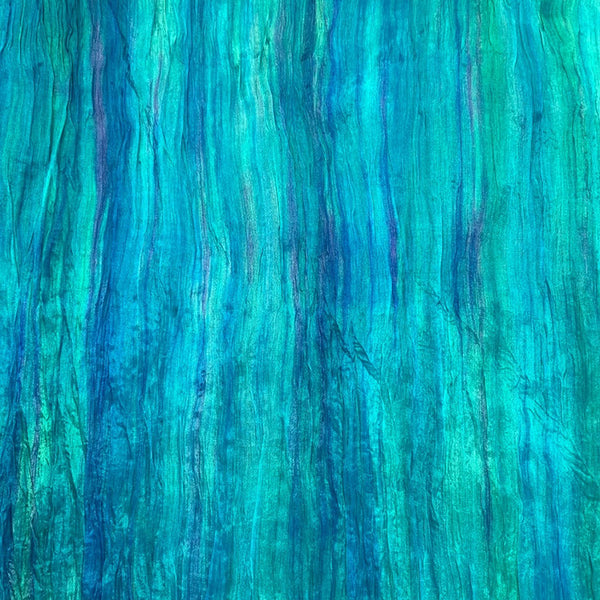 Lua Aquamarine Watercolor Silk Scarf
