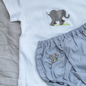 Toddler T-Shirt On Safari Elephant 6-12 Months