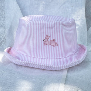 Toddler Sun Hat Bunny Pink