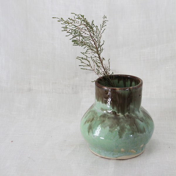 Ceramic Handmade Vase Green