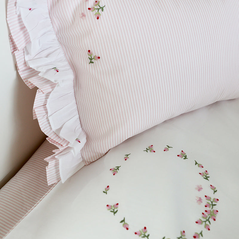 Embroidered clearance pillow sham