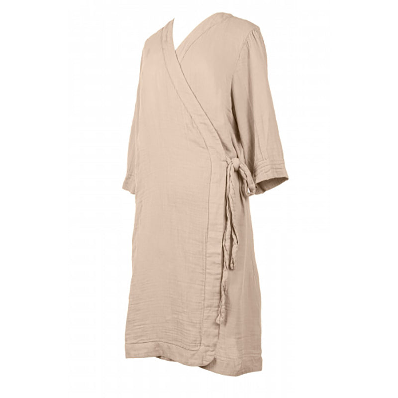 Cotton Bathrobe Natural