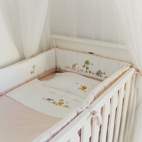 Crib Size Duvet Cover On Safari Beige