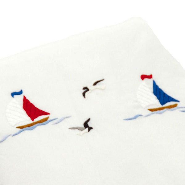 Crib Fitted Sheet Nautical