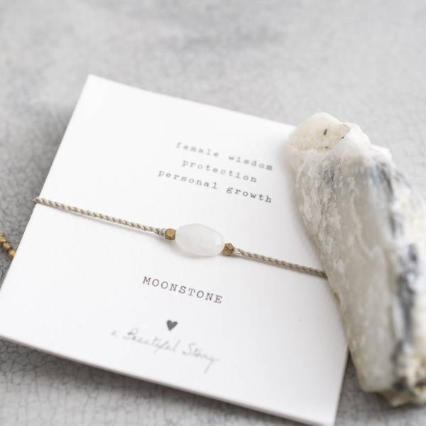 moonstone gold bracelet