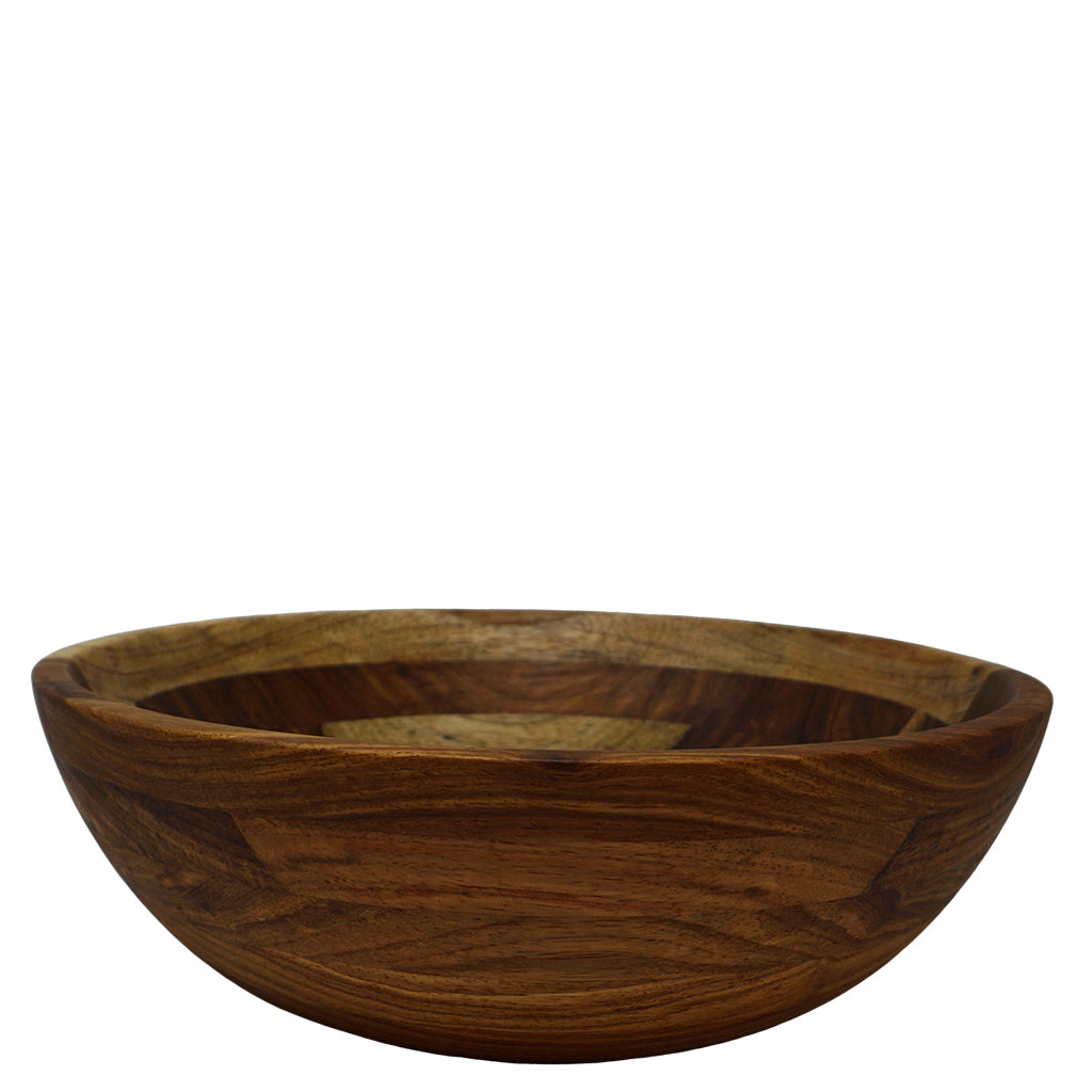 Kiaat Wood Salad Bowl Large