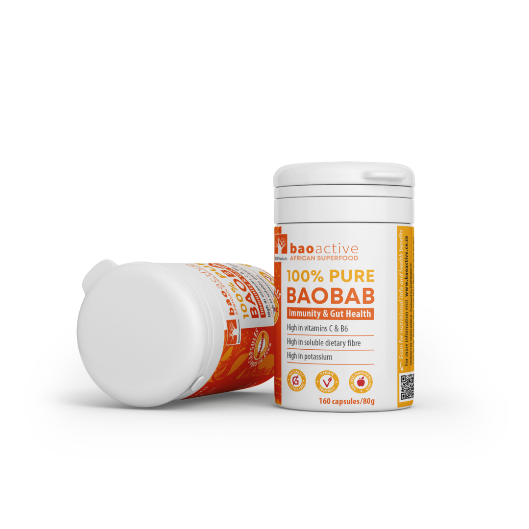 Pure Organic Baobab Powder Capsules