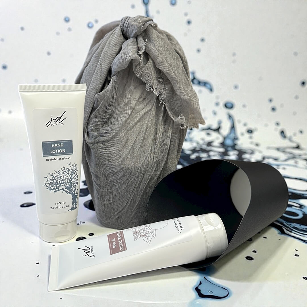 Baobab Honeybush Gift Set | Hand Lotion & Cuticle Balm