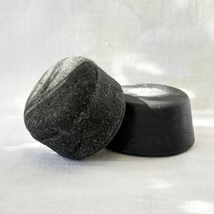 Natural shampoo & conditioner  bar with activated charcoal, bentonite clay, bergamot and grapefruit essential oils