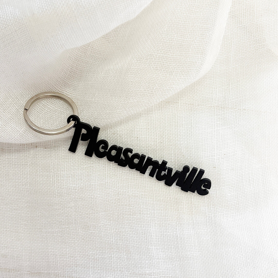 Black Pleasantville Keyring
