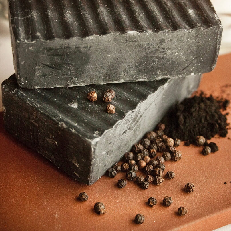 Black Pepper Exfoliating Organic Olive Oil Soap