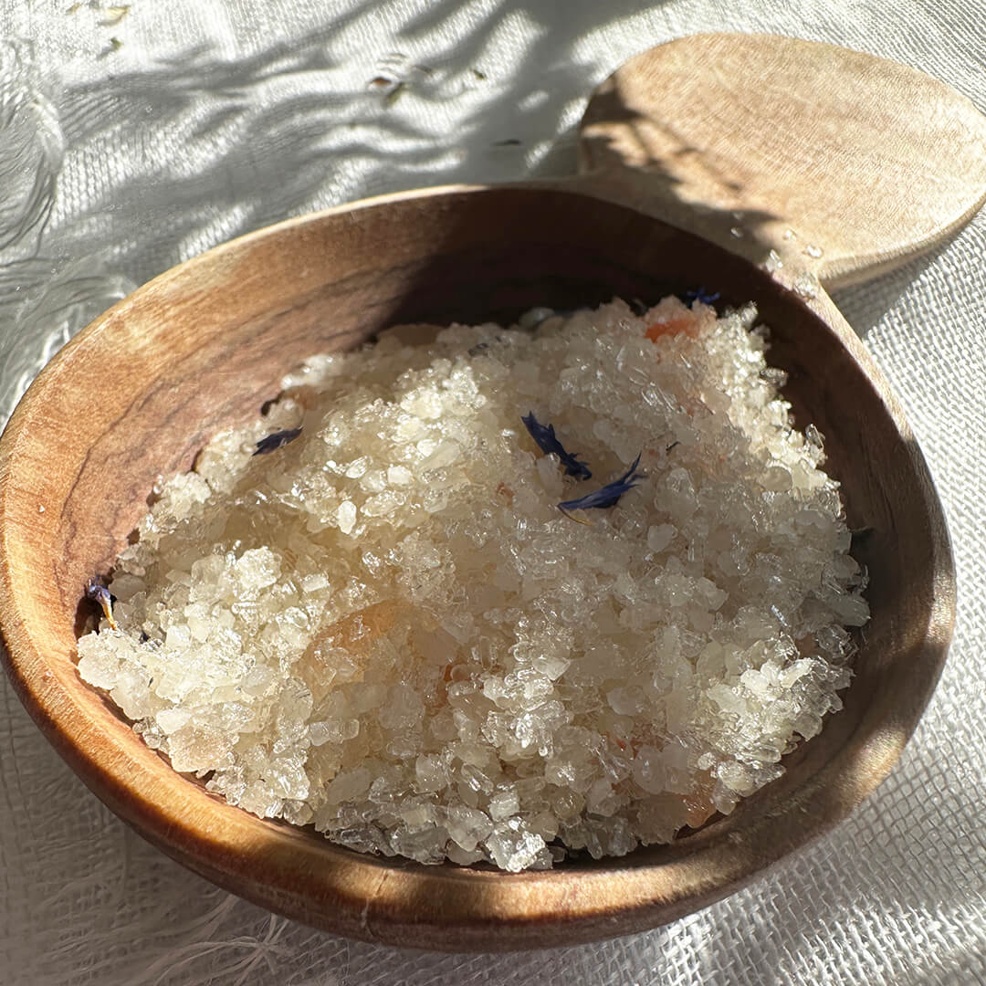 Cornflower Petal Bath Salts | Blackcurrant Twist