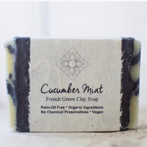 Cucumber Mint Organic Olive Oil Soap