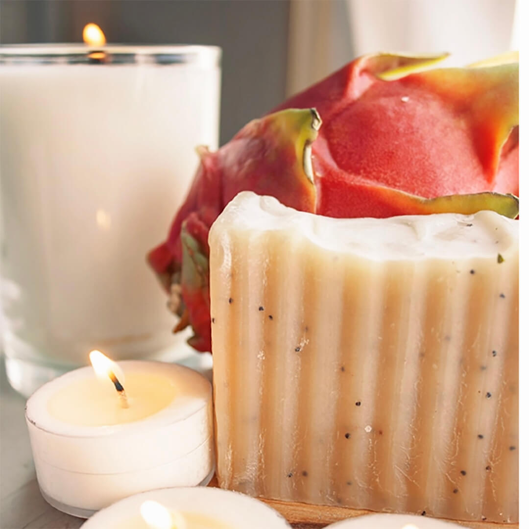 Dragon Fruit Green Tea Organic Olive Oil Soap