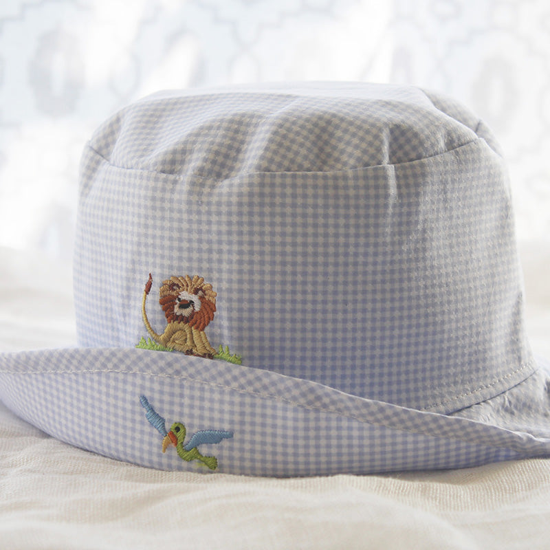 Toddler Sun Hat On Safari Lion 6-12 Months