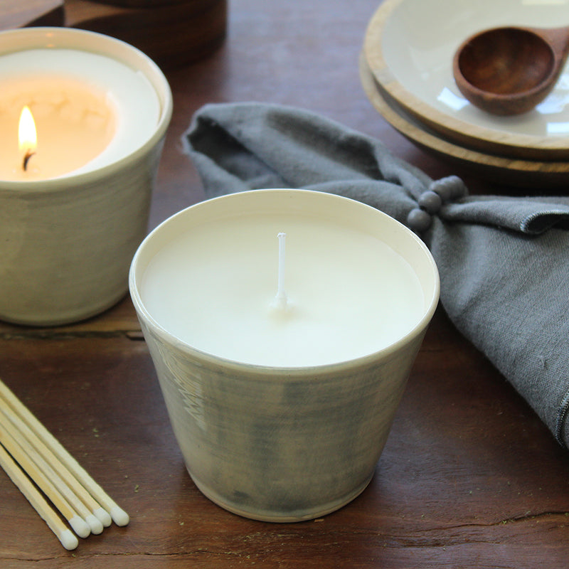 scented soy wax lavender and chamomile votive candle