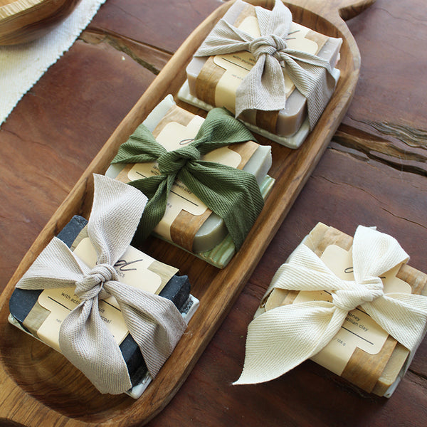 Soothing Olive Oil Soap and Soap Dish Gift Set
