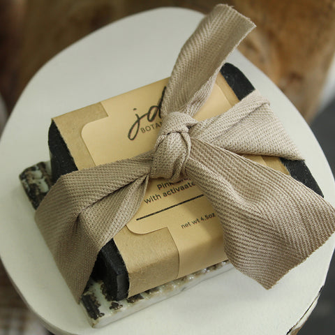 Detox Olive Oil Soap and Soap Dish Gift Set