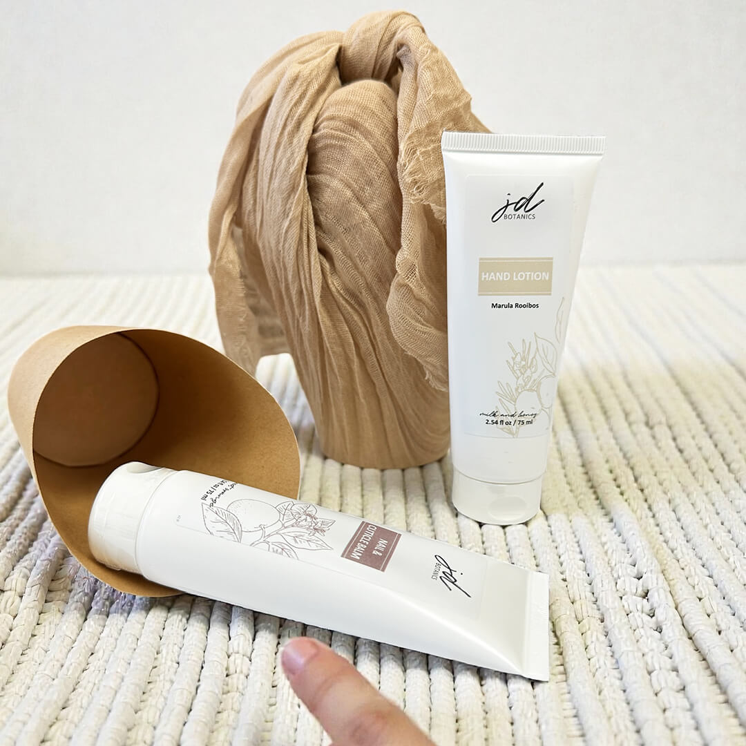 Marula Rooibos Gift Set – Hand Lotion & Nail + Cuticle Balm